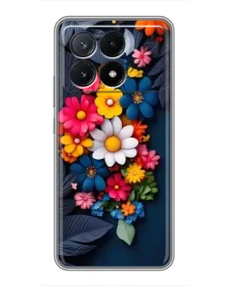 Чохол для Xiaomi POCO X6 Pro (5G) з картинкою «Квіткова феєрія»
