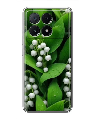 Чехол для Xiaomi POCO X6 Pro (5G) с картинкой «Ландыши в зелени»
