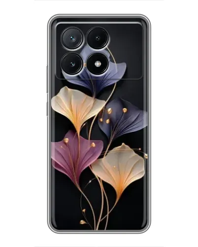 Чехол для Xiaomi POCO X6 Pro (5G) с картинкой «Лиловые цветы грации»