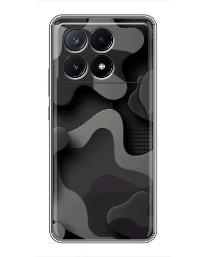 Чехол для Xiaomi POCO X6 Pro (5G) с картинкой «Темный абстрактный камуфляж»