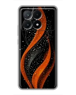 Чехол для Xiaomi POCO X6 Pro (5G) с картинкой «Огненная звездная волна» Чехол для Xiaomi POCO X6 Pro (5G) с картинкой «Огненная звездная волна»