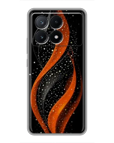 Чехол для Xiaomi POCO X6 Pro (5G) с картинкой «Огненная звездная волна»