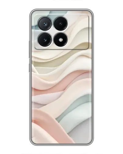 Чехол для Xiaomi POCO X6 Pro (5G) с картинкой «Пастельные нежные волны»