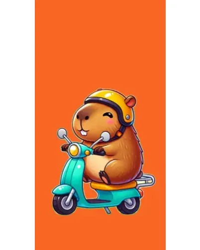 Чохол для Универсальные батареи (Power Bank) з картинкою «Капібара на скутері» Чохол для Универсальные батареи (Power Bank) з картинкою «Капібара на скутері»