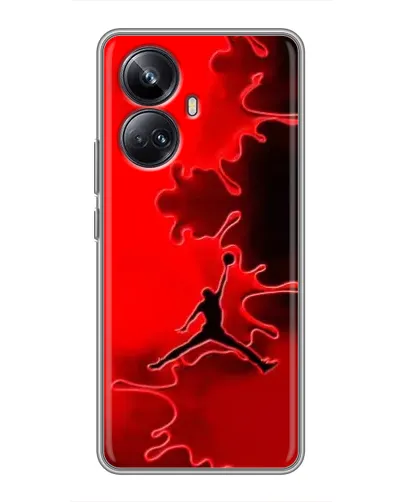 Чехол для Realme 10 Pro Plus с картинкой «Jordan Red Smoke»