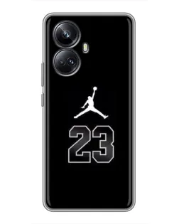 Чехол для Realme 10 Pro Plus с картинкой «Jordan Flight 23»