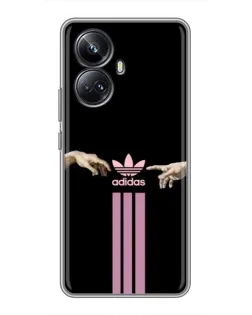 Чехол для Realme 10 Pro Plus с картинкой «Adidas Hands»