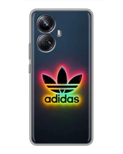 Чехол для Realme 10 Pro Plus с картинкой «Неоновый Adidas»