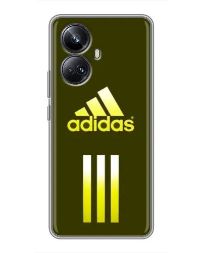 Чехол для Realme 10 Pro Plus с картинкой «Оливковый градиент Adidas»