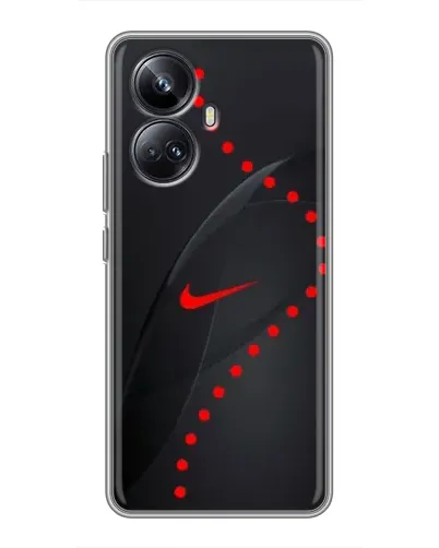 Чехол для Realme 10 Pro Plus с картинкой «Абстрактный дизайн Nike»
