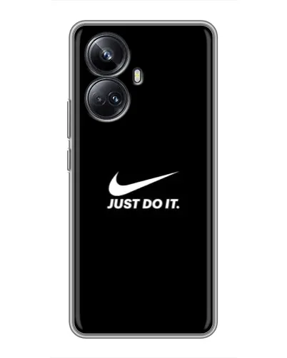 Чехол для Realme 10 Pro Plus с картинкой «Минимализм от Nike»