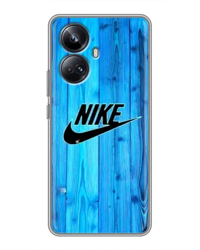 Чехол для Realme 10 Pro Plus с картинкой «Голубое дерево Nike»