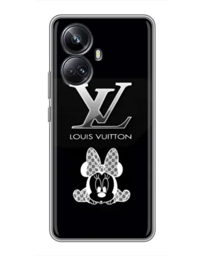 Чехол для Realme 10 Pro Plus с картинкой «LV и Минни Маус»