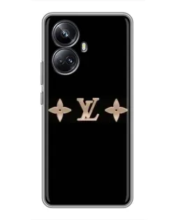 Чехол для Realme 10 Pro Plus с картинкой «Louis Vuitton — минимализм»