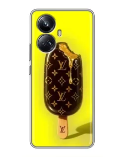 Чехол для Realme 10 Pro Plus с картинкой «Мороженое от LV»