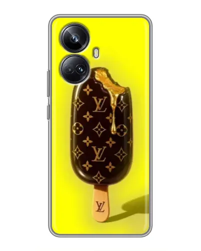 Чехол для Realme 10 Pro Plus с картинкой «Мороженое от LV»