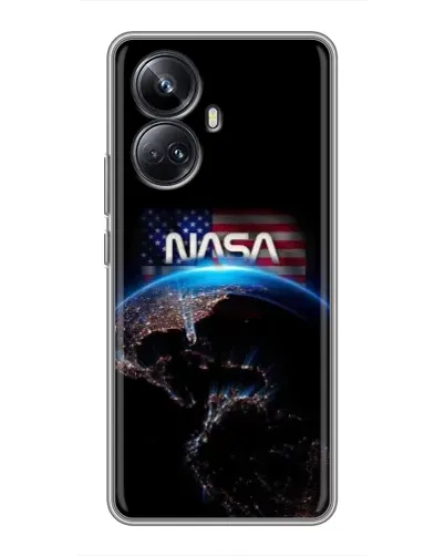 Чехол для Realme 10 Pro Plus с картинкой «Земля из космоса NASA»
