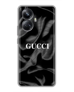 Чехол для Realme 10 Pro Plus с картинкой «Gucci — шелковые волны»