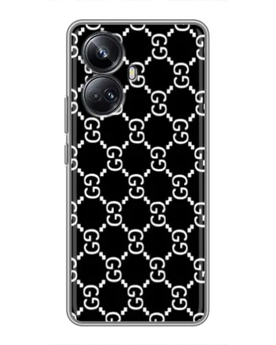 Чехол для Realme 10 Pro Plus с картинкой «Gucci — сетчатый паттерн»