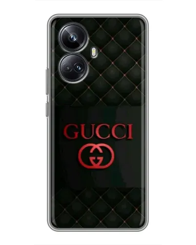 Чехол для Realme 10 Pro Plus с картинкой «Gucci — стеганый черный»
