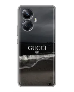 Чехол для Realme 10 Pro Plus с картинкой «Gucci — морской прибой»