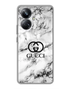 Чехол для Realme 10 Pro Plus с картинкой «Gucci — мраморный шик»
