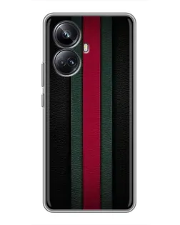 Чехол для Realme 10 Pro Plus с картинкой «Gucci — неоновая линия»