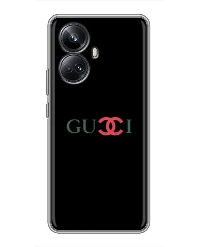 Чехол для Realme 10 Pro Plus с картинкой «Gucci — красный градиент»
