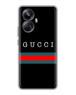 Чехол для Realme 10 Pro Plus с картинкой «Gucci — красный пояс»
