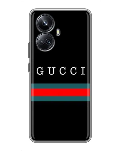 Чехол для Realme 10 Pro Plus с картинкой «Gucci — красный пояс»