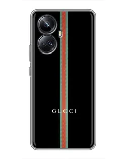 Чехол для Realme 10 Pro Plus с картинкой «Gucci — строгая линия»