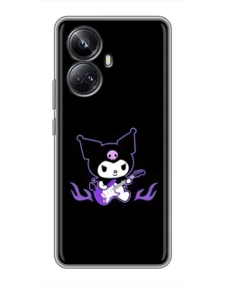 Чехол для Realme 10 Pro Plus с картинкой «Электрическая Kuromi»