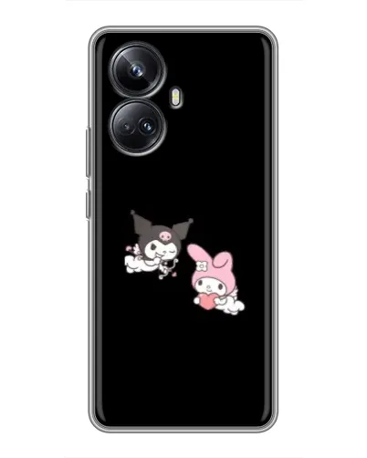 Чехол для Realme 10 Pro Plus с картинкой «My Melody и Kuromi»