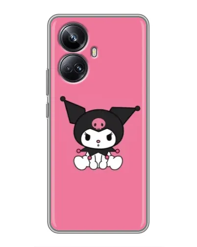 Чехол для Realme 10 Pro Plus с картинкой «Хмурая Kuromi»