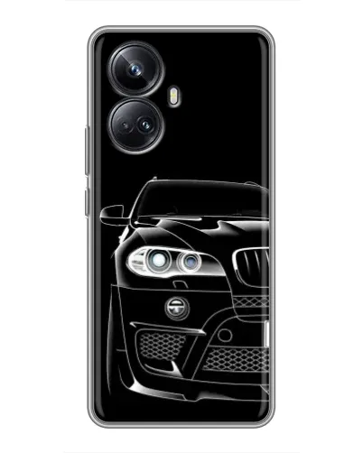 Чехол для Realme 10 Pro Plus с картинкой «Темный силуэт BMW» Чехол для Realme 10 Pro Plus с картинкой «Темный силуэт BMW»
