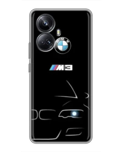 Чехол для Realme 10 Pro Plus с картинкой «Минималистичный принт BMW M3» Чехол для Realme 10 Pro Plus с картинкой «Минималистичный принт BMW M3»