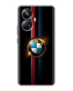 Чехол для Realme 10 Pro Plus с картинкой «BMW M-Power неон»