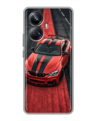 Чехол для Realme 10 Pro Plus с картинкой «BMW на красной дорожке» Чехол для Realme 10 Pro Plus с картинкой «BMW на красной дорожке»