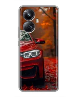 Чехол для Realme 10 Pro Plus с картинкой «Осенняя BMW M4»