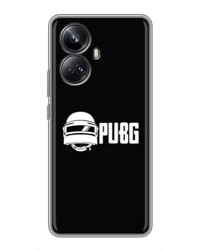 Чехол для Realme 10 Pro Plus с картинкой «PUBG — классический лого»