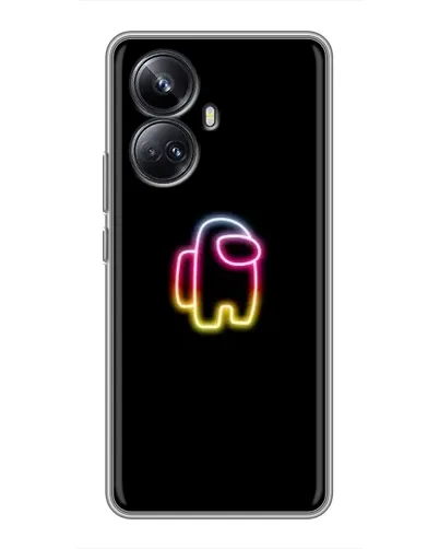 Чехол для Realme 10 Pro Plus с картинкой «Among Us градиент»