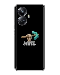 Чехол для Realme 10 Pro Plus с картинкой «Алмазная кирка»