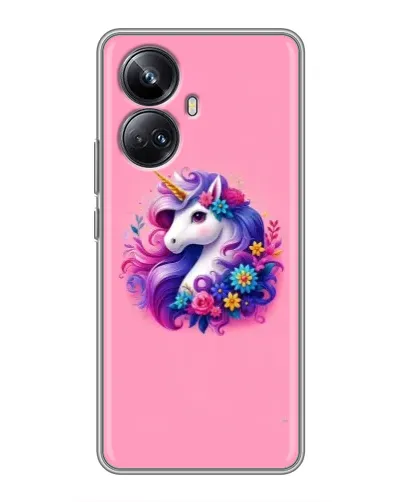 Чехол для Realme 10 Pro Plus с картинкой «Сказочный единорог»