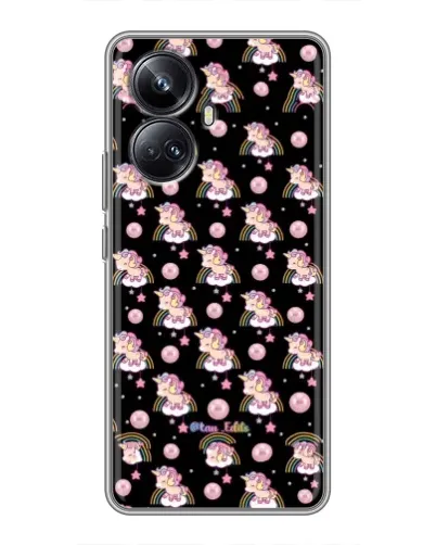 Чехол для Realme 10 Pro Plus с картинкой «Magic Unicorn паттерн»