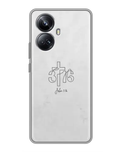 Чехол для Realme 10 Pro Plus с картинкой «Иоанна 3:16 Крест» Чехол для Realme 10 Pro Plus с картинкой «Иоанна 3:16 Крест»