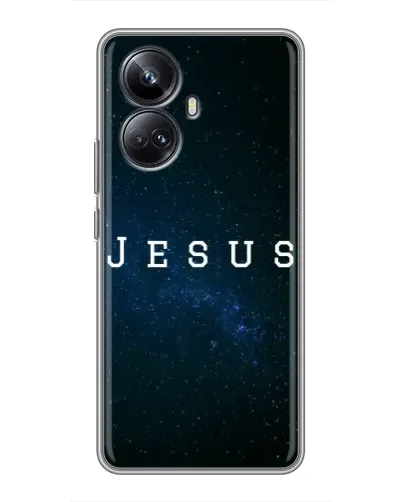 Чехол для Realme 10 Pro Plus с картинкой «Звездное небо Jesus» Чехол для Realme 10 Pro Plus с картинкой «Звездное небо Jesus»