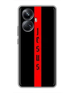 Чехол для Realme 10 Pro Plus с картинкой «Красная линия веры»