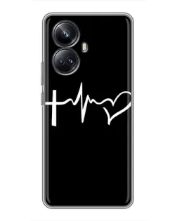 Чехол для Realme 10 Pro Plus с картинкой «Пульс веры»