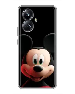 Чехол для Realme 10 Pro Plus с картинкой «Улыбающийся Микки Маус»