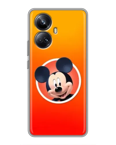 Чехол для Realme 10 Pro Plus с картинкой «Mickey в круге»